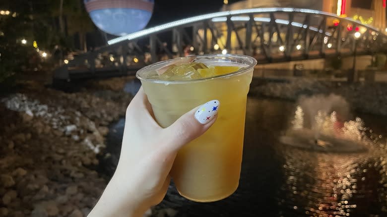 Outdoor Bars at Disney Springs' Holiday Rum Punch