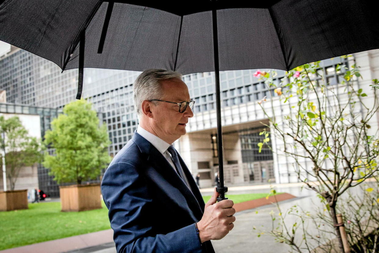 Bruno Le Maire, ministre de l'Économie, a récemment annoncé un dérapage budgétaire pour 2023 d'une ampleur inédite.   - Credit:Chang Martin/Sipa