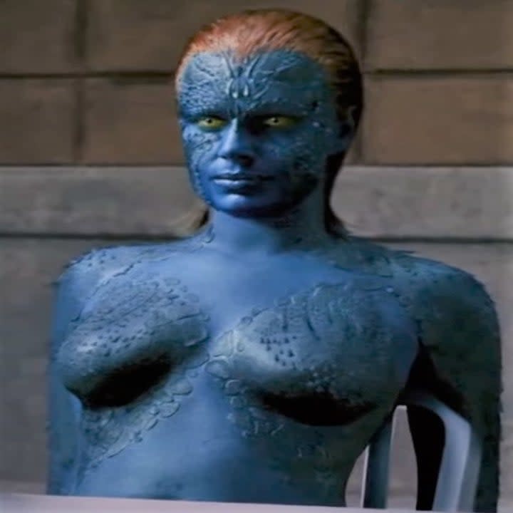 Rebecca Romijn as Mystique in X-Men