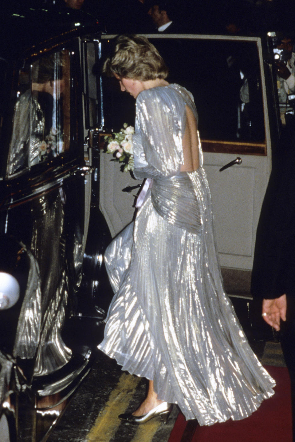 La princesse Diana à l’avant-première de ‘Dangereusement vôtre’ en 1985