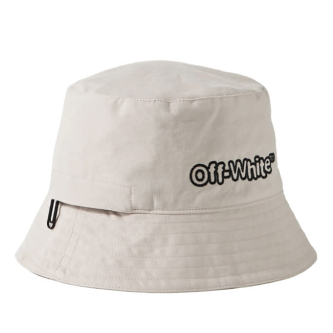 Off-White’s Logo-Embroidered Cotton-Twill Bucket Hat 