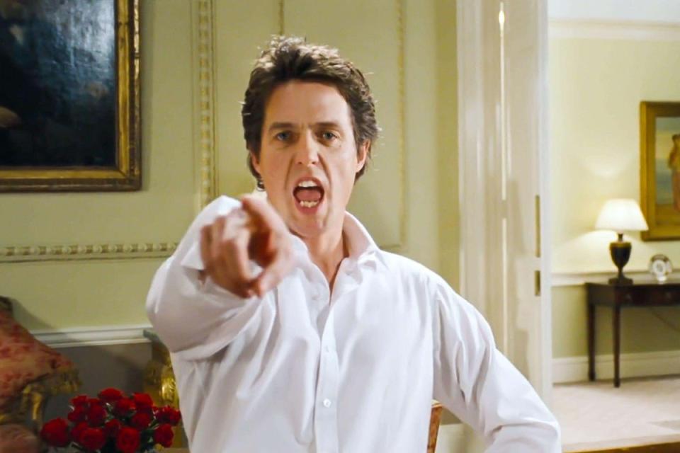 Hugh Grant says Love Actually Downing Street dance scene is ‘excruciating’ (Alamy/PA)