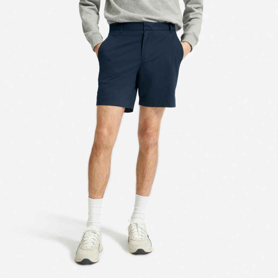 The Air Chino 7" Short. Image via Everlane.