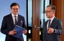 Meeting of German Foreign Minister Heiko Maas and his Ukrainian counterpart Dmytro Kuleba, in Berlin