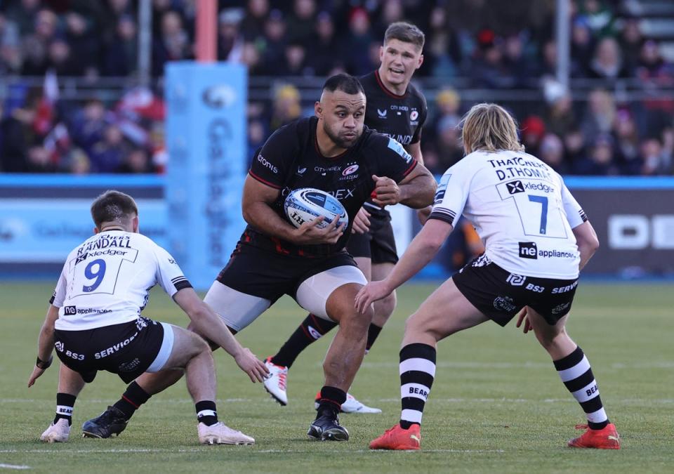 Back in action: Billy Vunipola will start for Saracens against Bristol this weekend (Getty Images)