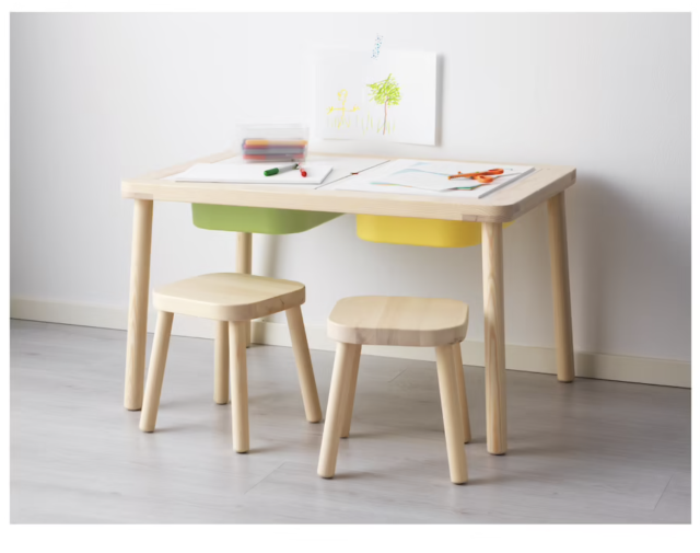 Willy Round Kids Play Table by Leanne Ford