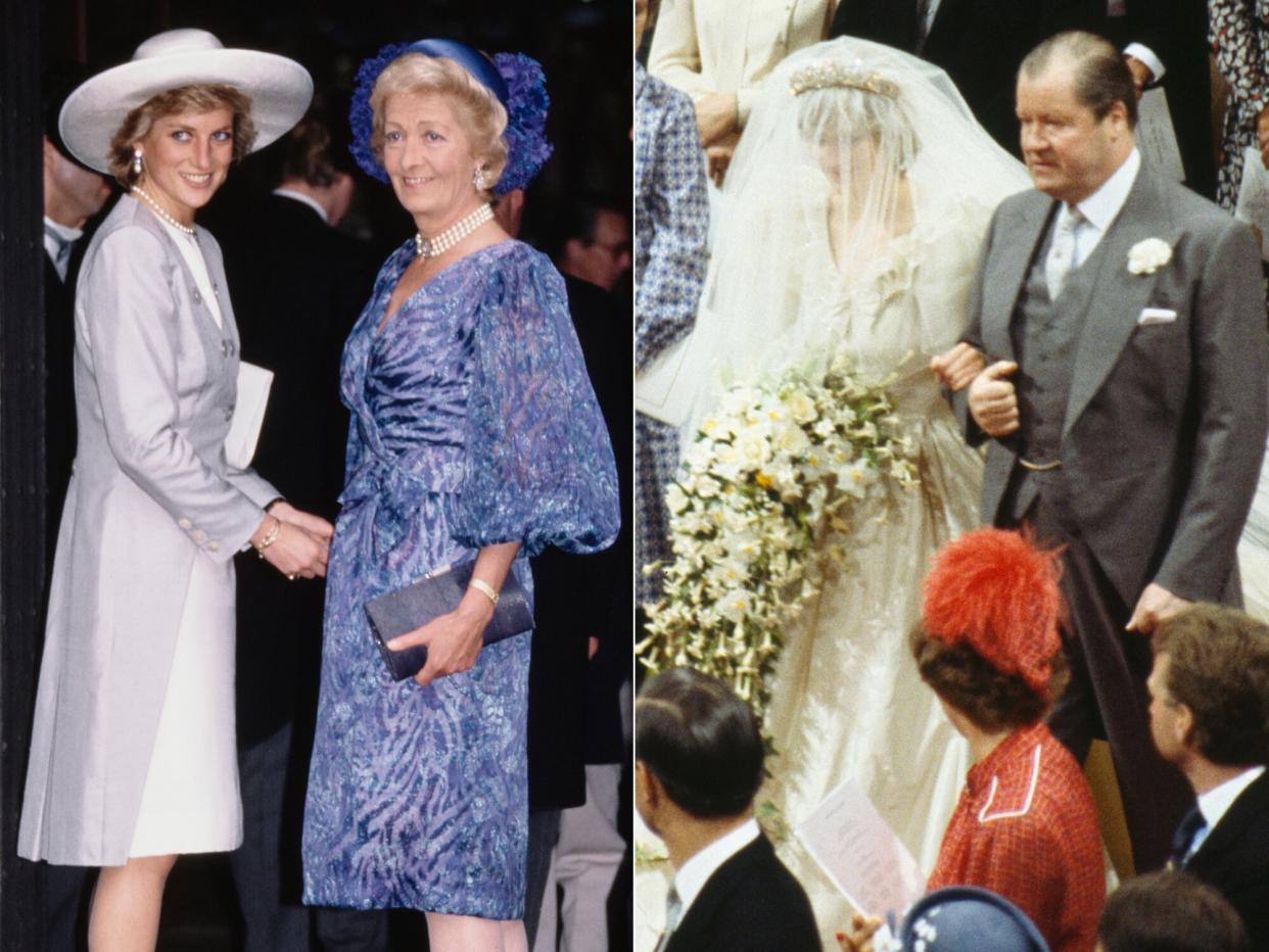 Princess Diana, John Spencer, Frances Shand Kydd