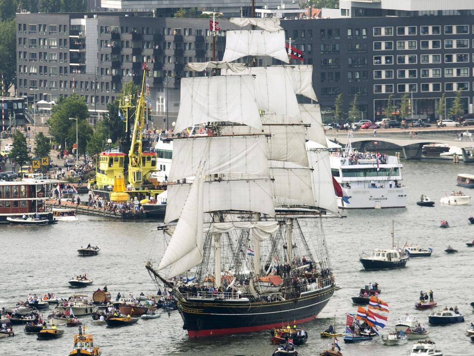 The Stad Amsterdam cruise ship.