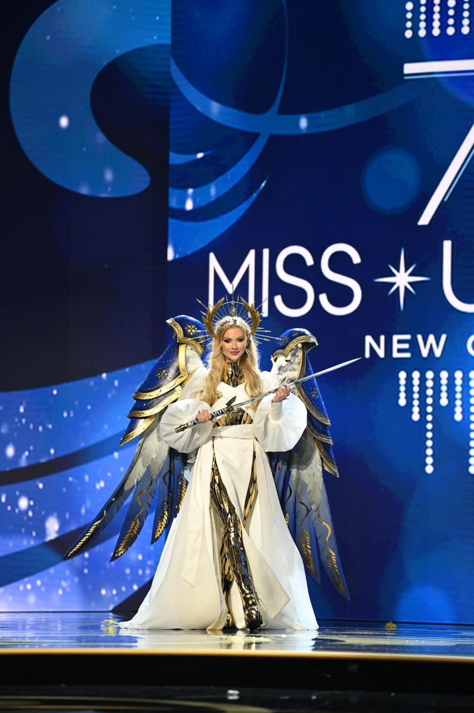 Miss Ukraine in the 2023 Miss Universe Costume Contest.
