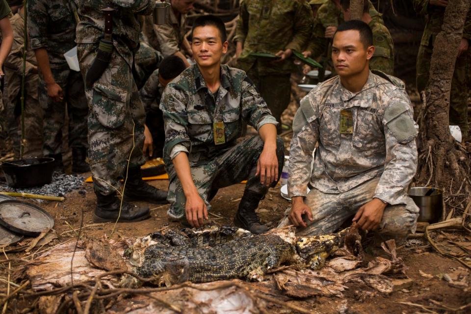 China's Elite Special Operations Forces (SOF) with U.S. Army soldier