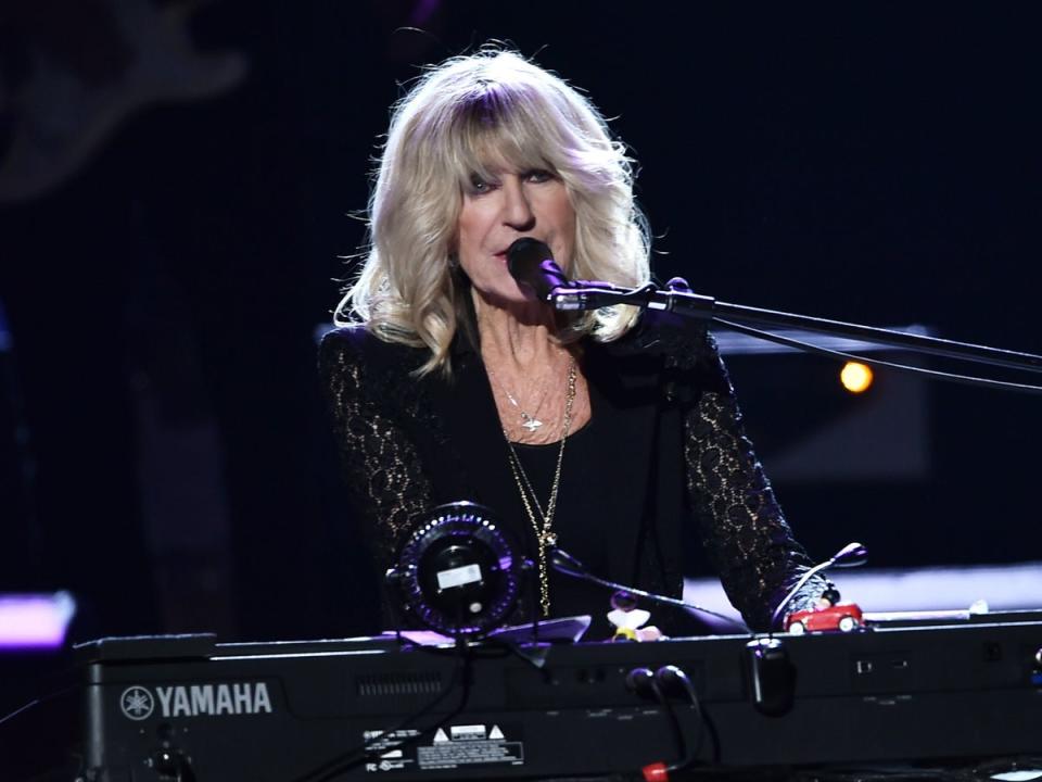 McVie at Radio City Music Hall, New York in 2018 (Getty)