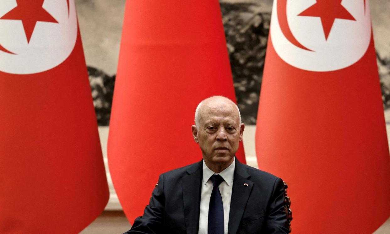 <span>The EU-Tunisia migration pact has already triggered accusations of bankrolling dictators.</span><span>Photograph: Tingshu Wang/Reuters</span>