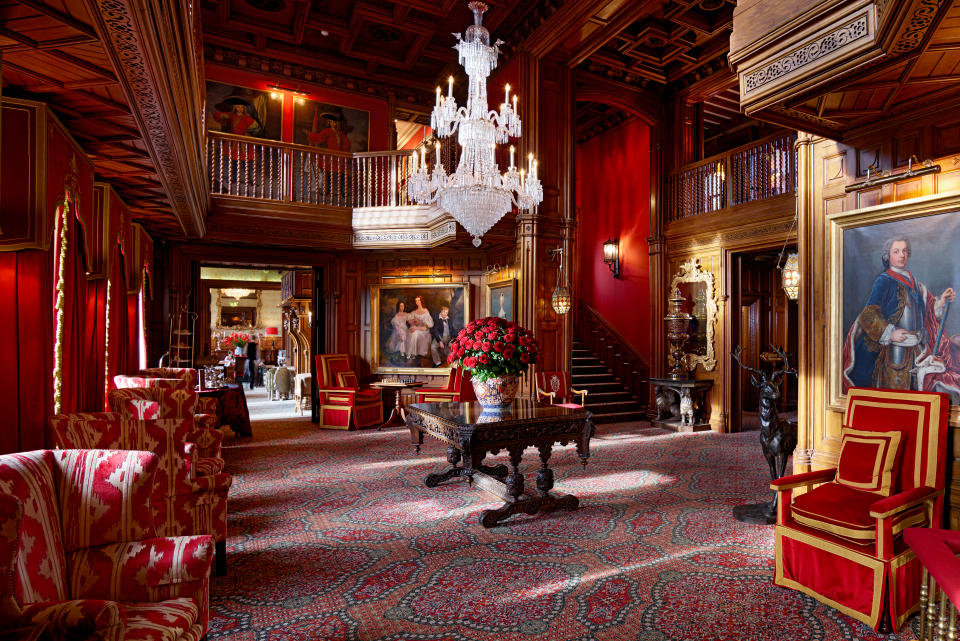 The opulent entrance to Ashford Castle (Ashford Castle)