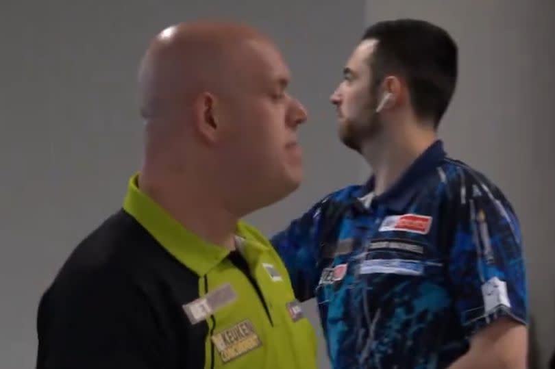 Michael van Gerwen and Luke Humphries