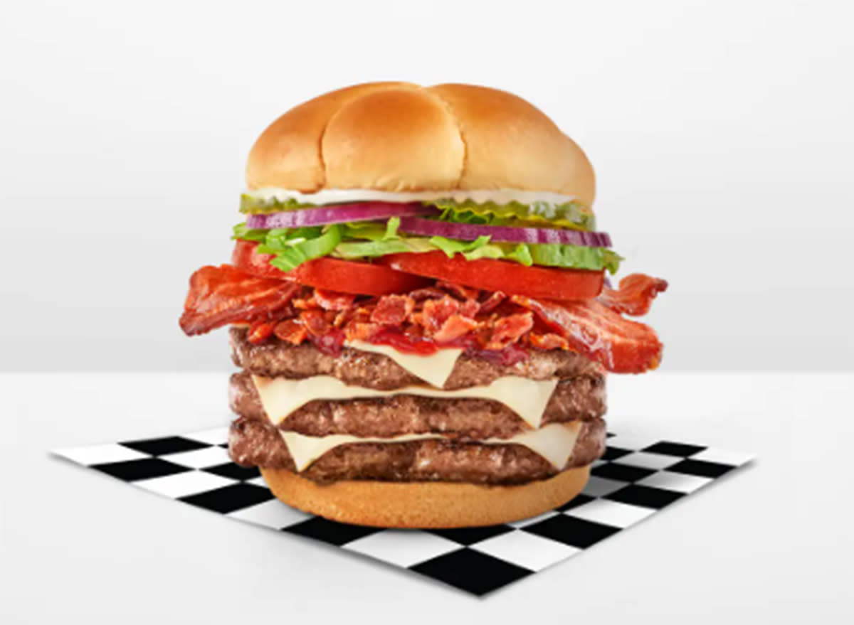 Checkers Smoky BBQ Bacon Buford Triple 