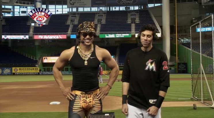 Miami Marlins morning news: Giancarlo Stanton watches pitches on first day  of live batting practice - Fish Stripes