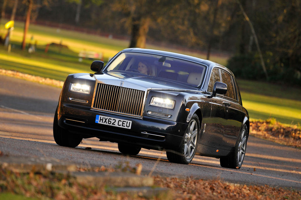 <p>The Phantom VII, sold between 2003 and 2016, harnessed one of the smoothest engines in production: a 6.75-litre V12 delivering <strong>453bhp </strong>and 531lb ft for unrivalled wafting ability. It has a ‘they-don’t-make-them-like-this-any more’ interior, as you will see as soon as you enter through the rear-hinged doors.</p>