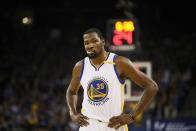 <p>No. 6 (tie): Kevin Durant <br> Age: 28 <br> Earnings: $56 million <br> (Photo by Ezra Shaw/Getty Images) </p>