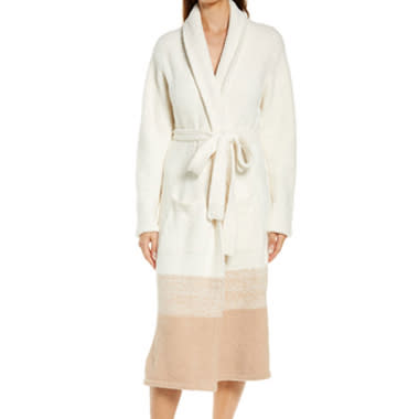 Barefoot Dreams CozyChic Heathered Stripe Robe