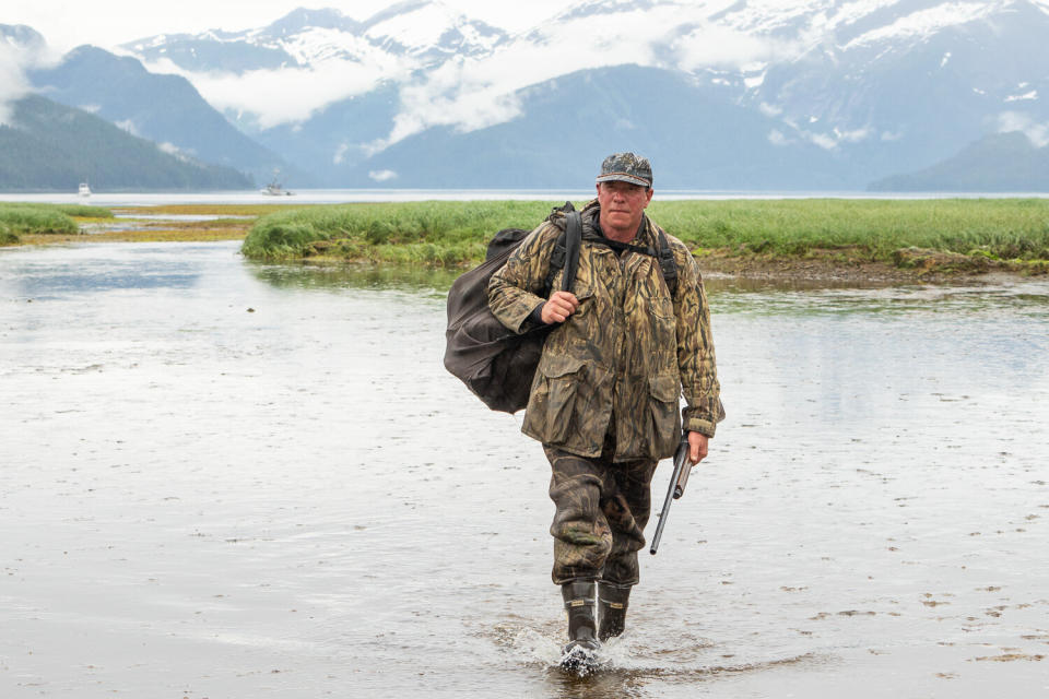 Dr. Al Gross has showcased his identity as an Alaskan outdoorsman in campaign materials. Some skeptics think Gross' schtick is over the top. (Photo: Dr. Al Gross for Senate/Flickr)