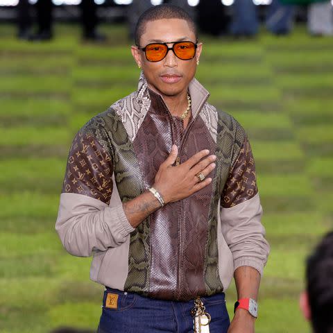 <p>GEOFFROY VAN DER HASSELT/AFP via Getty</p> Pharrell Williams