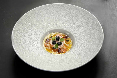 A dish at La Normandie