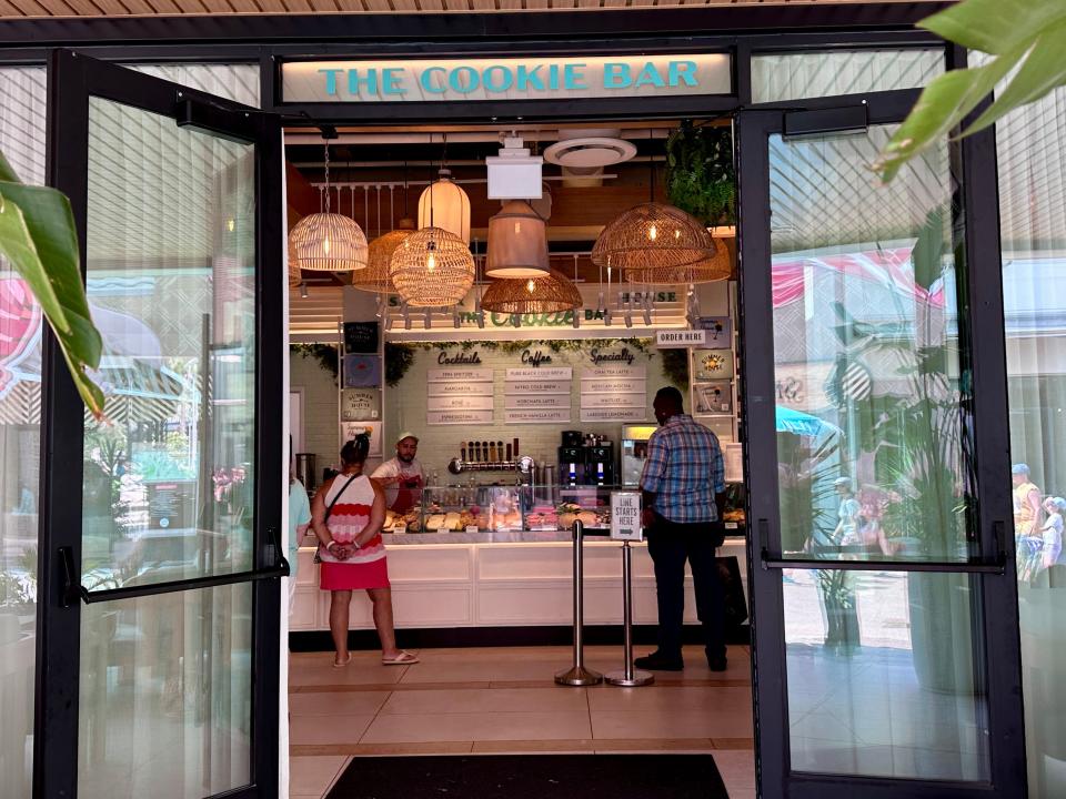 shot looking into the cookie bar at summer house on the lake in disney springs