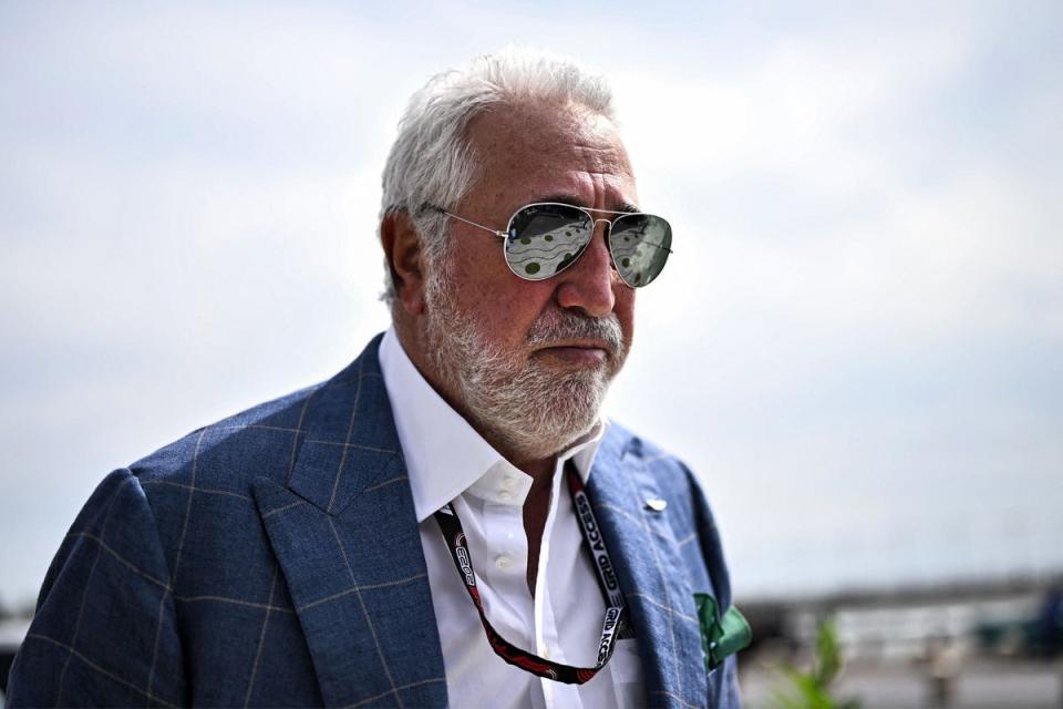 Ambitious: Team owner Lawrence Stroll says he has worked harder than ever on F1 dream (AFP via Getty Images)