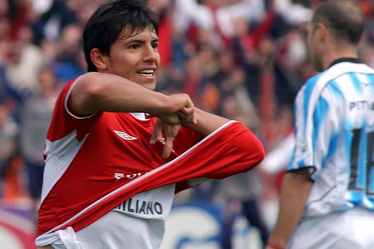 Cuando el Kun Aguero brilló ante Racing: el DT de Independiente también era Julio César Falcioni, que este sábado no podrá estar por tener Covid-19