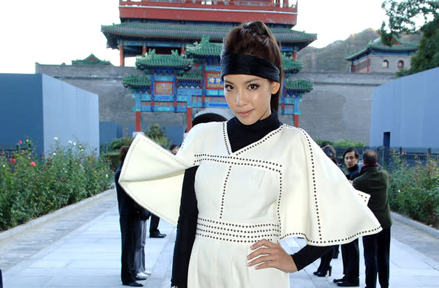 Fiona Xie at a Fendi fashion show in Beijing. (Getty Images)