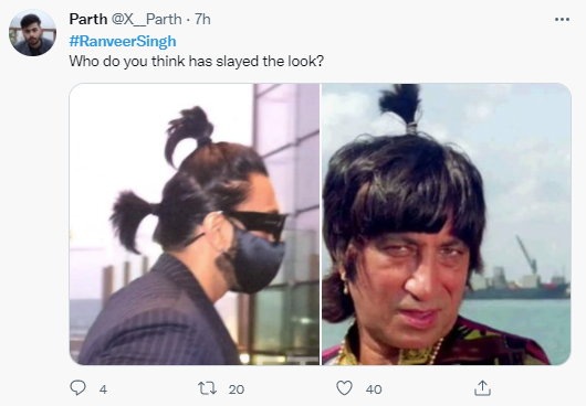 Ranveer Singh's double ponytail hair style sparks meme fest