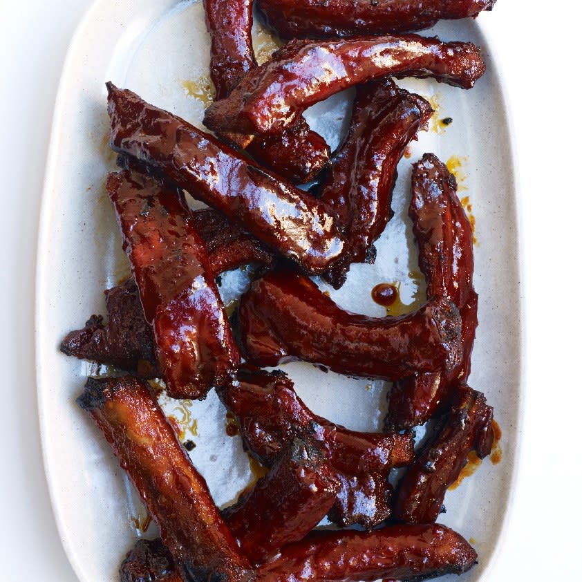 Spicy Glazed Pork Ribs