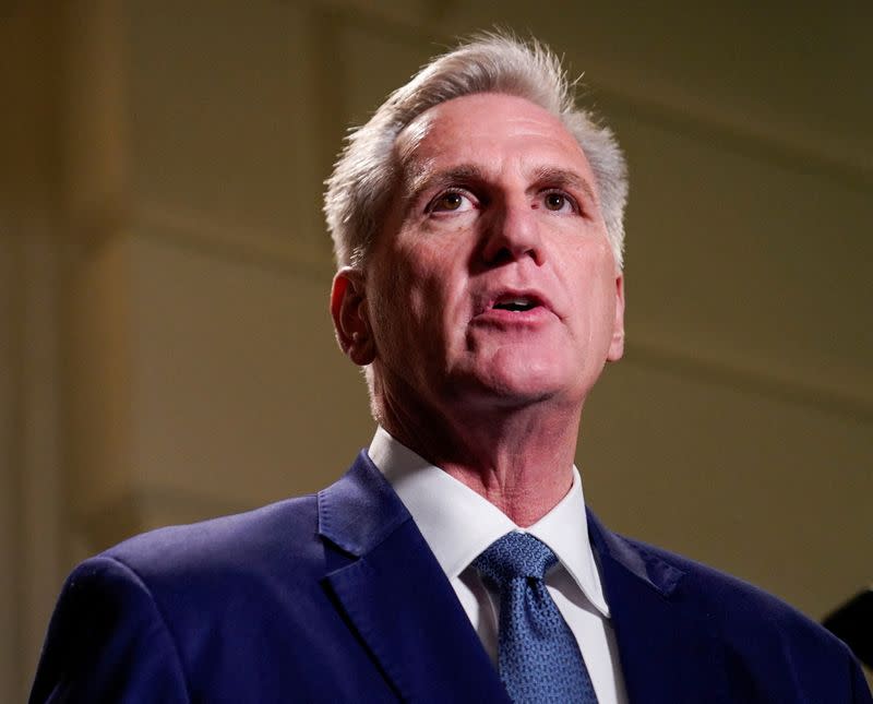 FILE PHOTO: Former House Speaker Kevin McCarthy