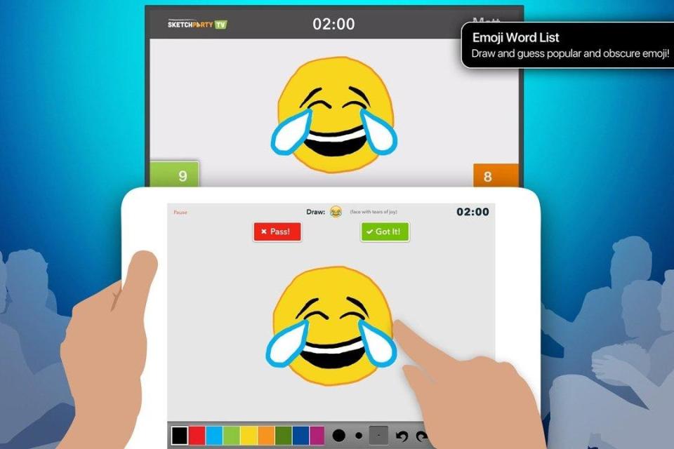 Play Pictionary on your iPad with SketchParty TV (SketchParty )