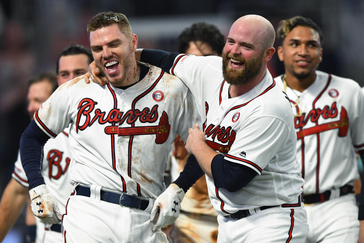 Joc Pederson gets key hit as Braves beat Nationals in 10 Photos