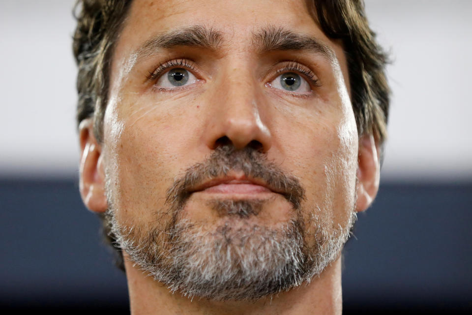 Canada's Prime Minister Justin Trudeau takes part in a news conference in Ottawa, Ontario, Canada January 11, 2020.  REUTERS/Blair Gable     TPX IMAGES OF THE DAY