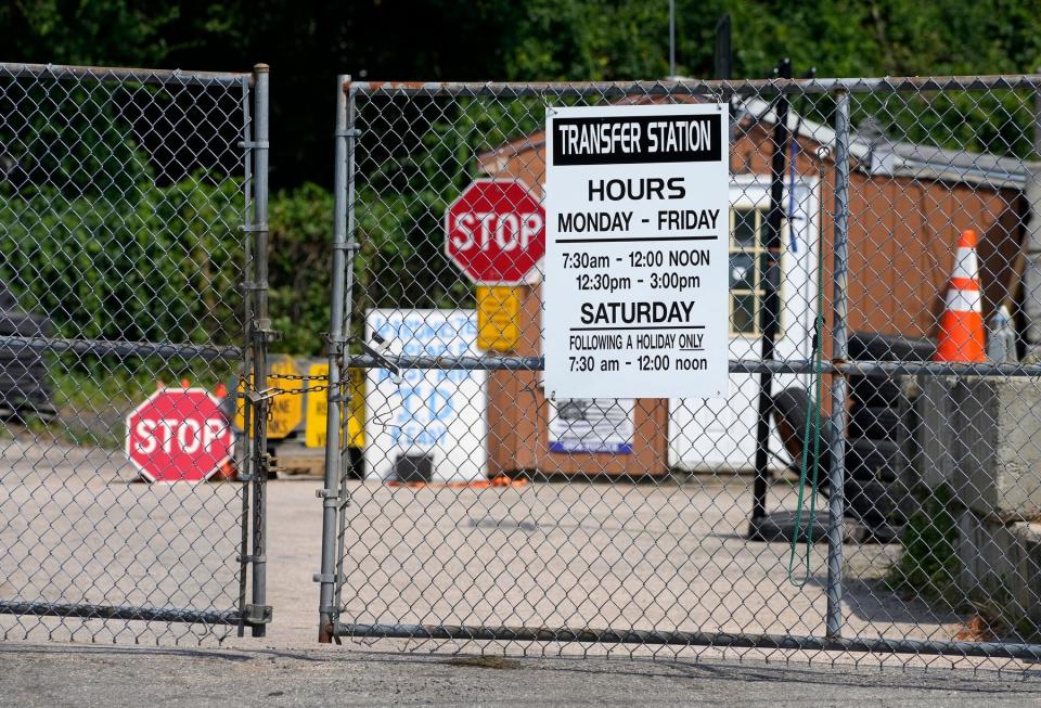 Coventry's transfer station was temporarily open for additional hours to make up for delays in recycling and yard waste collections.