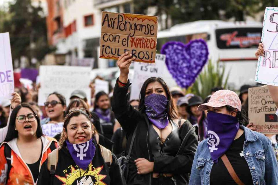 mujeres zacatecas marcha 8m