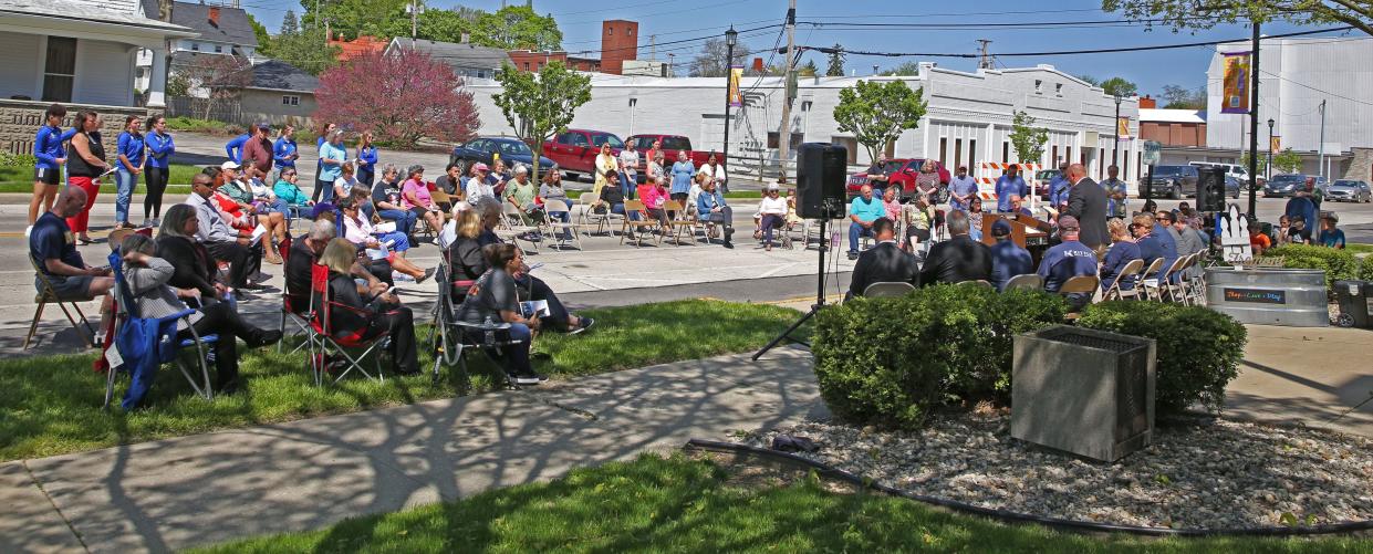 The National Day of Prayer service was Thursday in downtown Fremont on May 2.