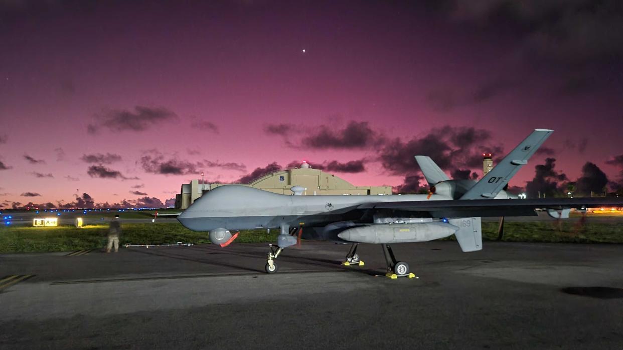 The MQ-9 Reaper was put through its paces during the Valiant Shield exercise at Creech Air Force Base in Nevada.