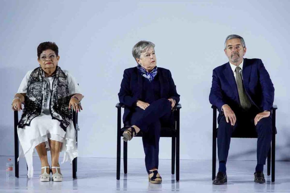 ernestina godoy alicia barcena juan ramon de la fuente gabinete sheinbaum