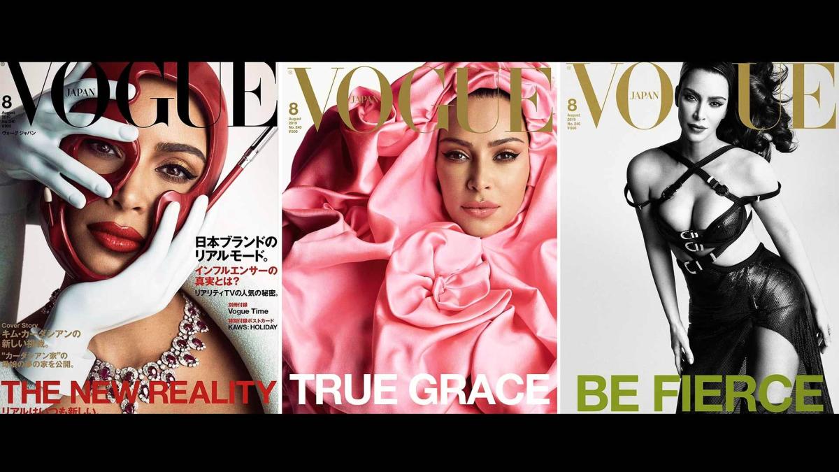Kim Kardashian Compared to a Tampon After Sharing Vogue Japan Covers