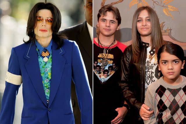 <p>Getty (2)</p> Bigi is the youngest of Jackson's three children (pictured with siblings Prince and Paris Jackson)