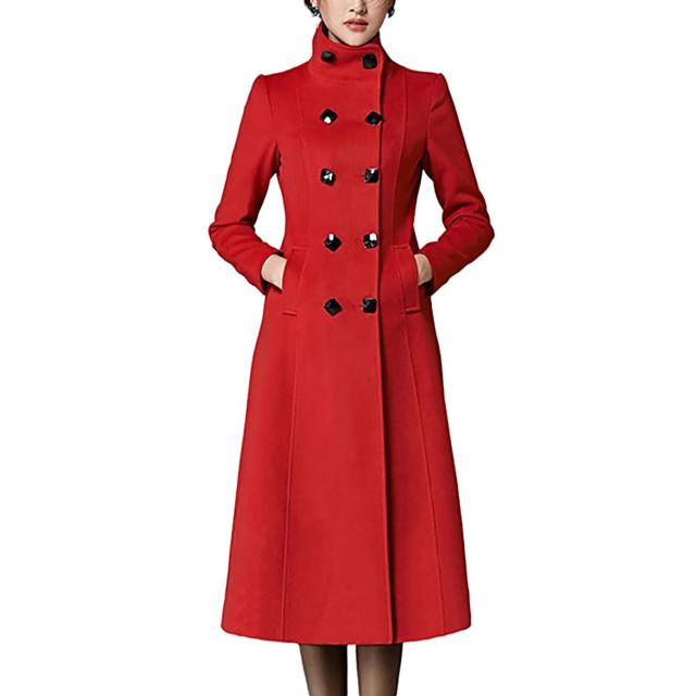 Buy THE WINTER WORTHY RED SKATER COAT DRESS for Women Online in India