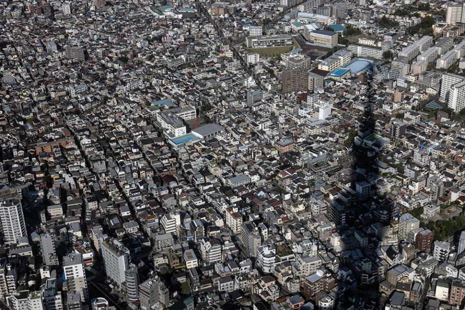 從東京晴空塔眺望城市景觀（Photo by Carl Court, Image Source : Getty Editorial）