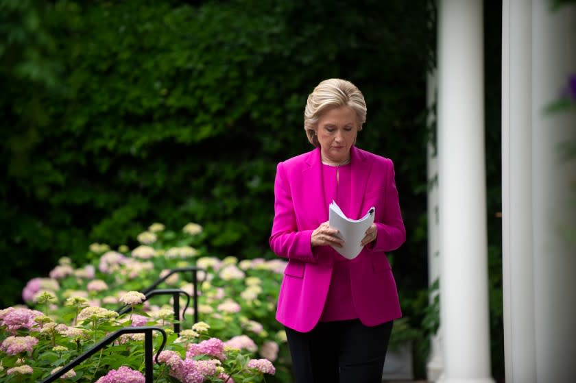 Hillary Clinton in 2015. Photo goes with story on "Hillary," a documentary on Hulu.