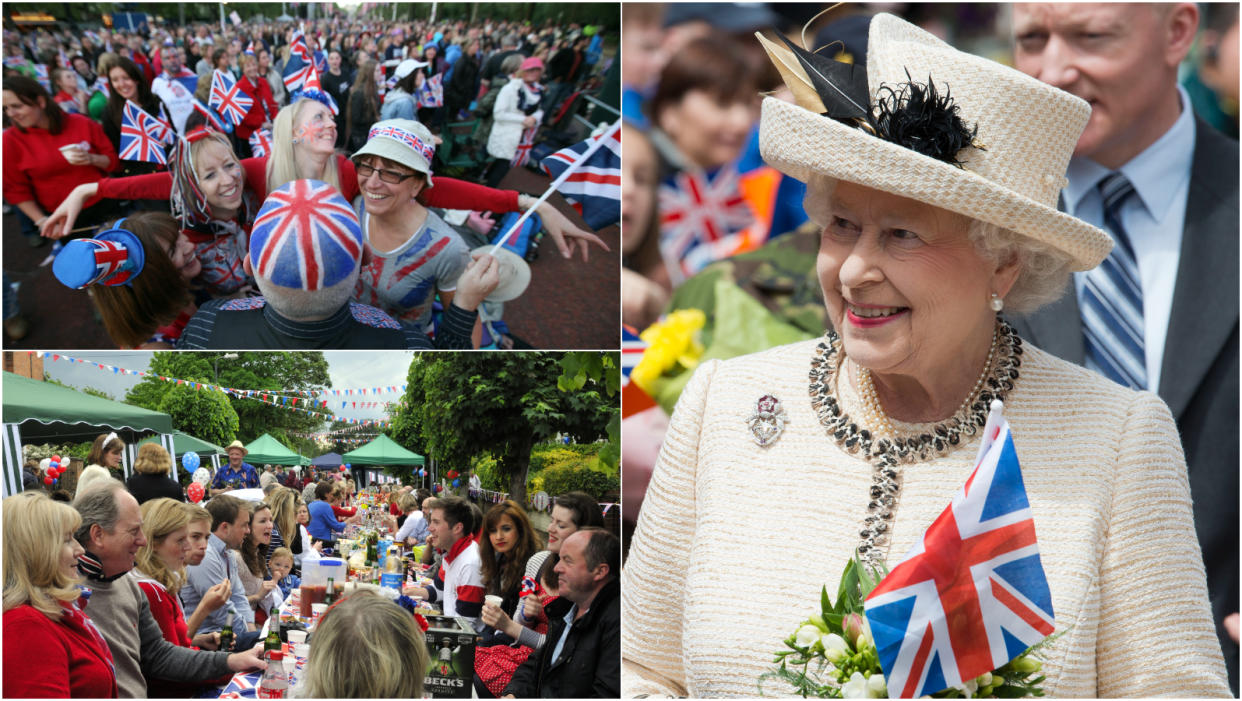 The Queen has celebrated five Jubilees already, with the Platinum set to be her sixth. (Getty)