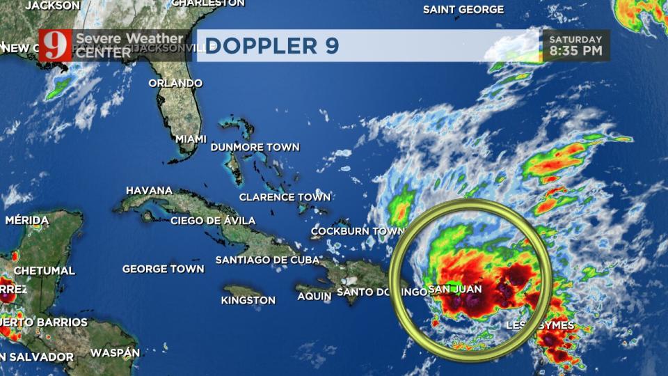 This has an 80% chance of formation into a tropical or subtropical system by the middle of next week.