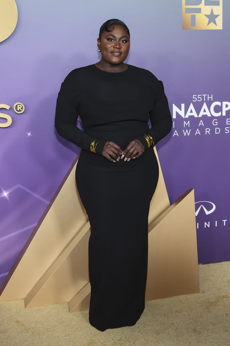 Danielle Brooks at the 55th NAACP Image Awards held at The Shrine Auditorium on March 16, 2024 in Los Angeles, California.