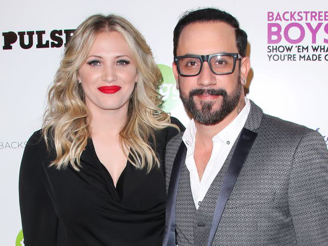 <p>Paul Archuleta/FilmMagic</p> AJ McLean and Rochelle DeAnna McLean attend the premiere of the "Backstreet Boys Show 'Em What You're Made Of" on January 29, 2015 in Hollywood, California